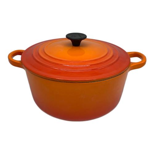 LE CREUSET (ルクルーゼ) 両手鍋 SIZE 22cm