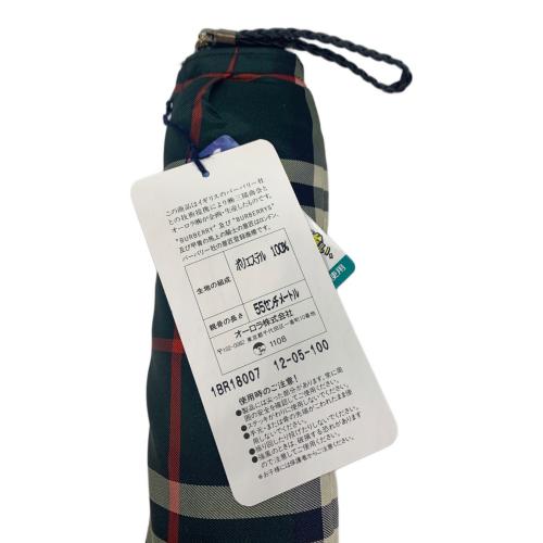 Burberry's (バーバリーズ) 折りたたみ傘 グリーン