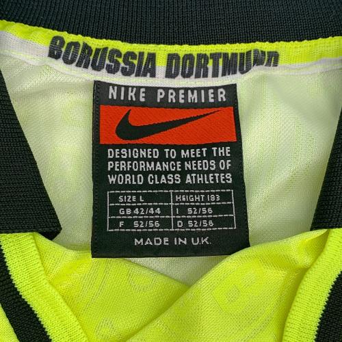 NIKE (ナイキ) サッカーウェア(トップス) F6 12 03 PKH BVB(ドルトムント)/UK製 メンズ SIZE L イエロー×ブラック