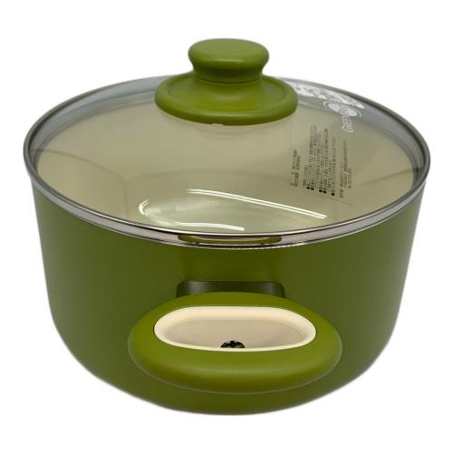 GREEN PAN (グリーンパン) 蓋付キャセロール ヘルシーセラミック/20cｍ グリーン Focus