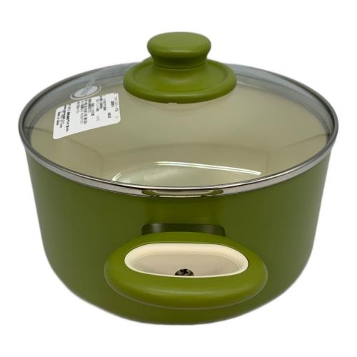 GREEN PAN (グリーンパン) 蓋付キャセロール ヘルシーセラミック/20cｍ グリーン Focus