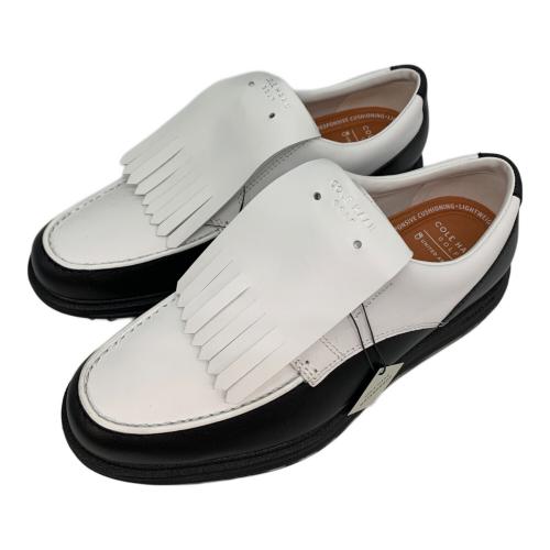 COLE HAAN (コールハーン) ゴルフシューズ C42165 メンズ SIZE 7 1/2 ホワイト×ブラック