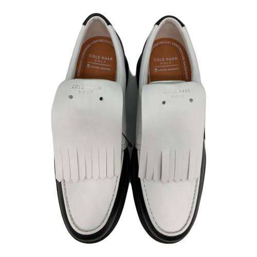 COLE HAAN (コールハーン) ゴルフシューズ C42165 メンズ SIZE 7 1/2 ホワイト×ブラック