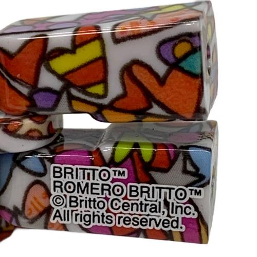 BE@RBRICK (ベアブリック) ROMERO BRITTO HEART 100％ 400％ その他ホビー ヤケ有