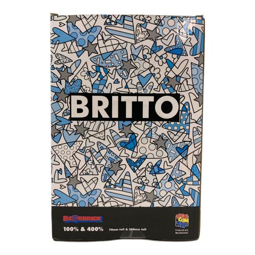 BE@RBRICK (ベアブリック) ROMERO BRITTO HEART 100％ 400％ その他ホビー ヤケ有