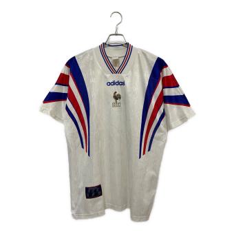 adidas (アディダス) ゲームシャツ フランス代表 90ｓ メンズ SIZE L ホワイト×ブルー