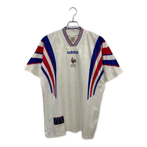 adidas (アディダス) ゲームシャツ フランス代表 90ｓ メンズ SIZE L ホワイト×ブルー
