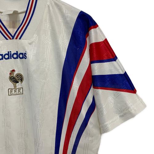 adidas (アディダス) ゲームシャツ フランス代表 90ｓ メンズ SIZE L ホワイト×ブルー