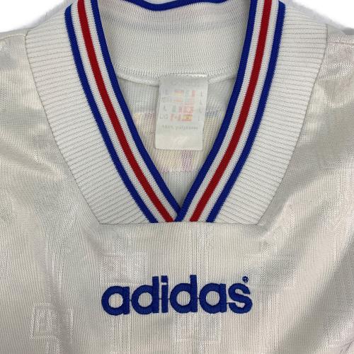 adidas (アディダス) ゲームシャツ フランス代表 90ｓ メンズ SIZE L ホワイト×ブルー