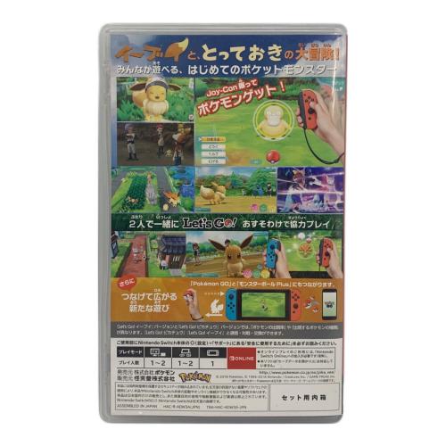 ポケットモンスター let's go イーブイ Nintendo Switch用ソフト CERO A (全年齢対象)
