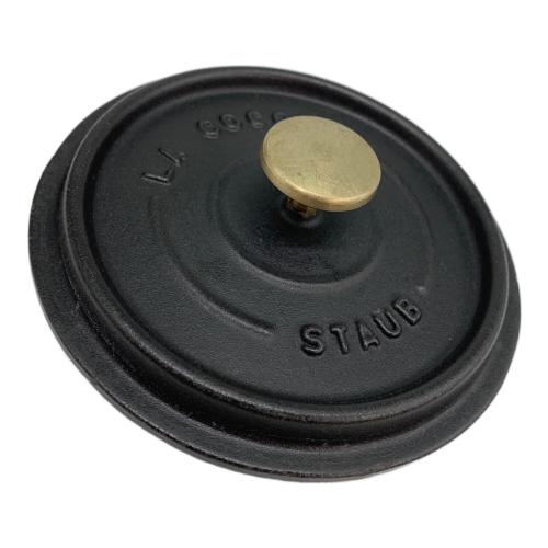 Staub (ストウブ) 両手鍋 ブラック ココットロンド12cm