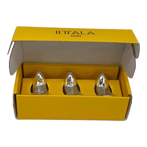 iittala (イッタラ) ガラスバード ミニ ３個セット