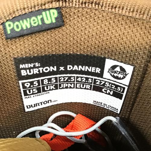 BURTON×DANNER スノーボードブーツ ブラウン 27.5?｜トレファクONLINE