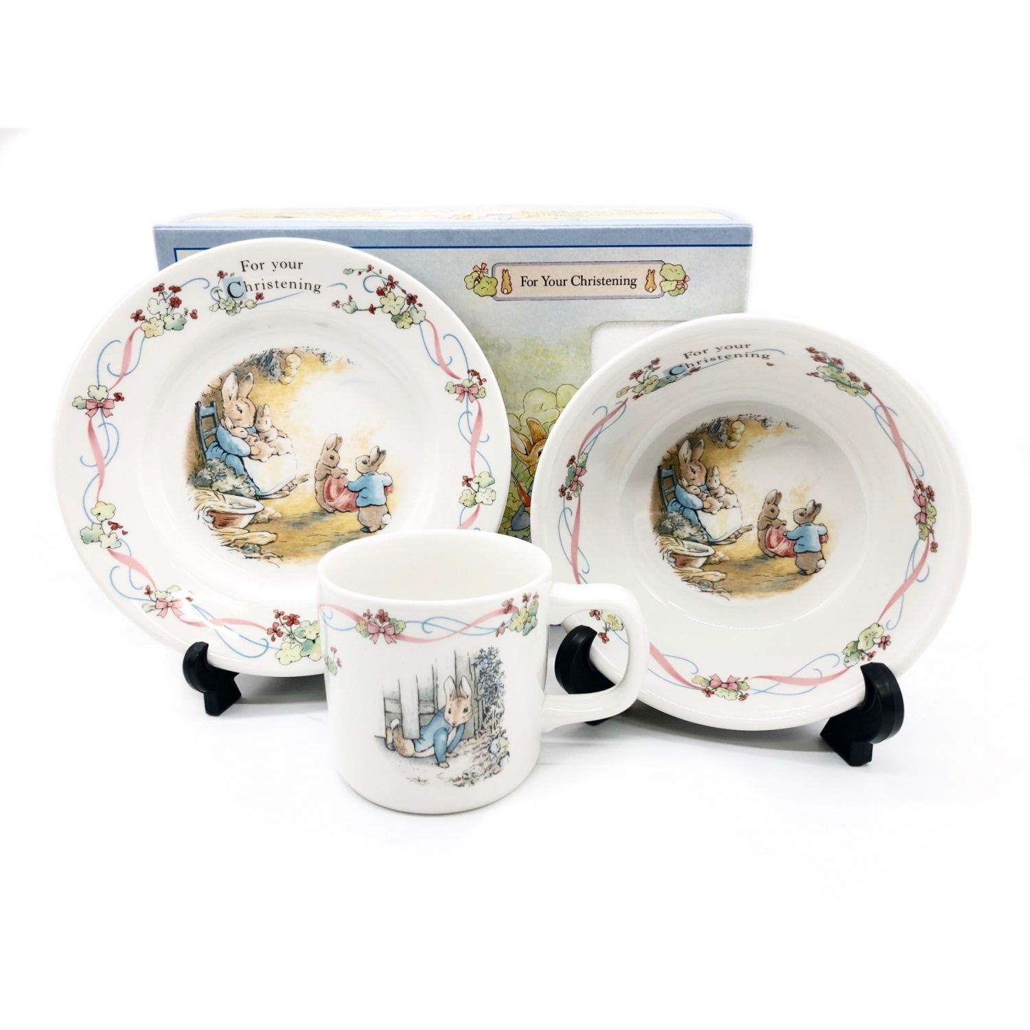 室外 ◇wedgwood ピーターラビット トレジャーボックス 旧刻印 小物入