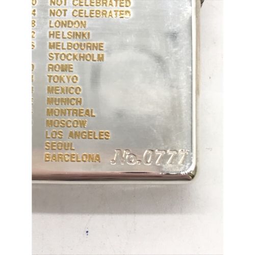 Atlanta1996 ZIPPO スターリング 1995年製 No.0777 ※蓋分離