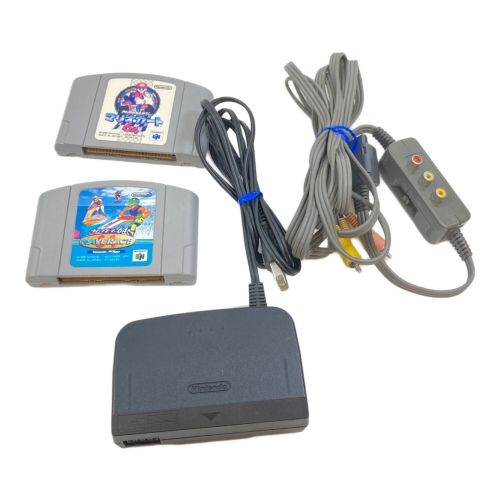 Nintendo (ニンテンドウ) Nintendo64 カセット付き NUS-001 動作未確認 ■