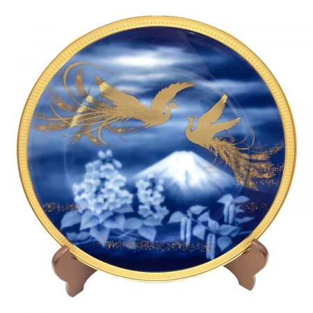 大倉陶園 (オオクラトウエン) 飾り皿  鳳凰榮白樺文 令和改元記念
