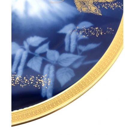 大倉陶園 (オオクラトウエン) 飾り皿  鳳凰榮白樺文 令和改元記念