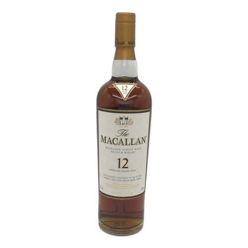 マッカラン (MACALLAN) スコッチ 700ml シェリーカスク 12年 旧ボトル 未開封