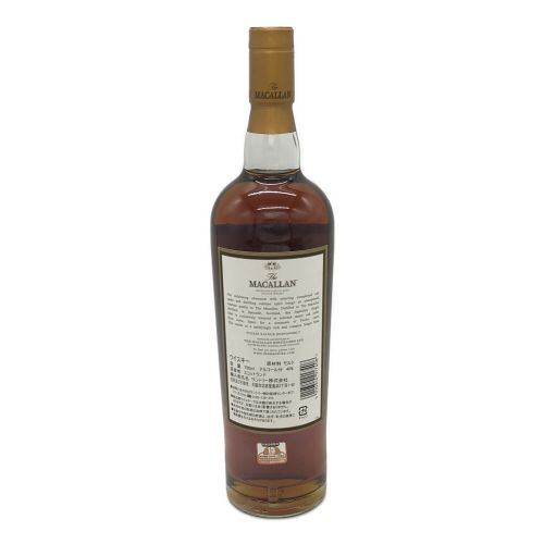 マッカラン (MACALLAN) スコッチ 700ml シェリーカスク 12年 旧ボトル 未開封