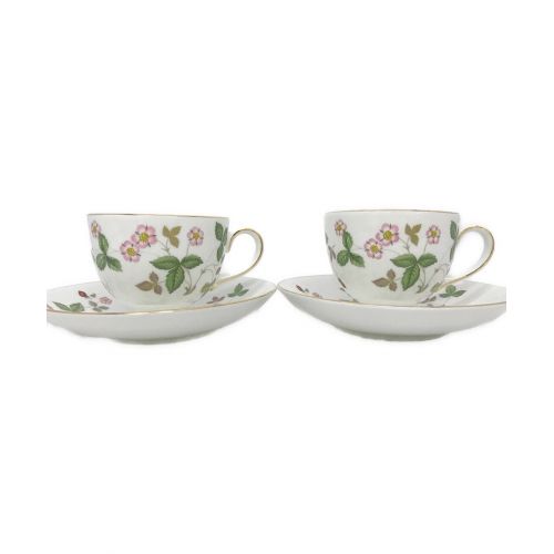 Wedgwood (ウェッジウッド) カップ&ソーサー （リー） ワイルドストロベリー ペア