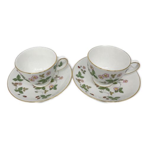 Wedgwood (ウェッジウッド) カップ&ソーサー （リー） ワイルドストロベリー ペア