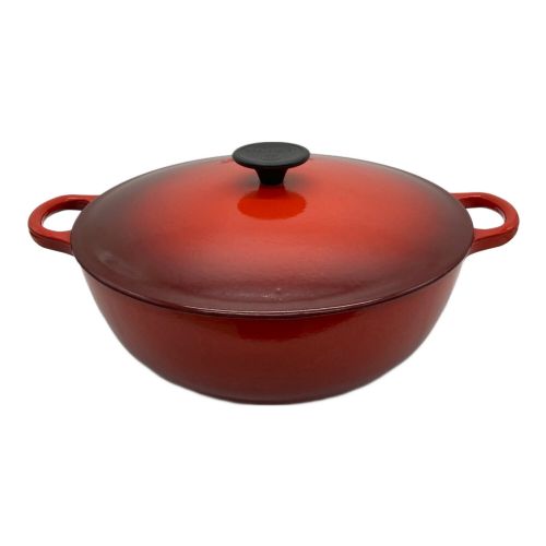 LE CREUSET (ルクルーゼ) マルミット レッド 26cm