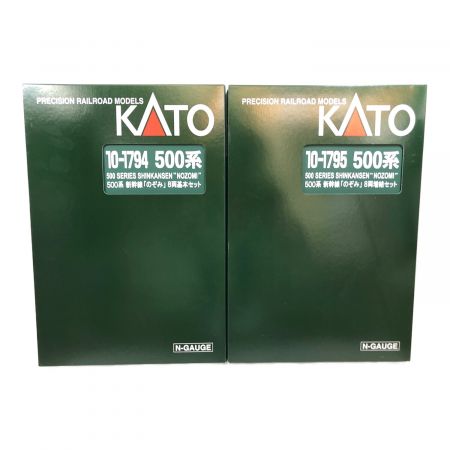 KATO (カトー) Nゲージ 500系 新幹線「のぞみ」8両基本セット＆8両増結セット