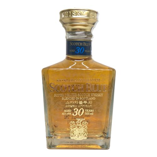 スコッチブルー スコッチ Super Deluxe Scotch Whisky 500ml  30年 製造日:2010.06.01 未開封
