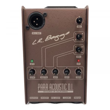 L.R.Baggs (エルアールバックス) プリアンプ Para Acoustic D.I.