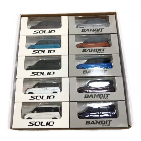 ミニカー SOLIO BANDITSOLO ソリオ プルバックカー 10台セット