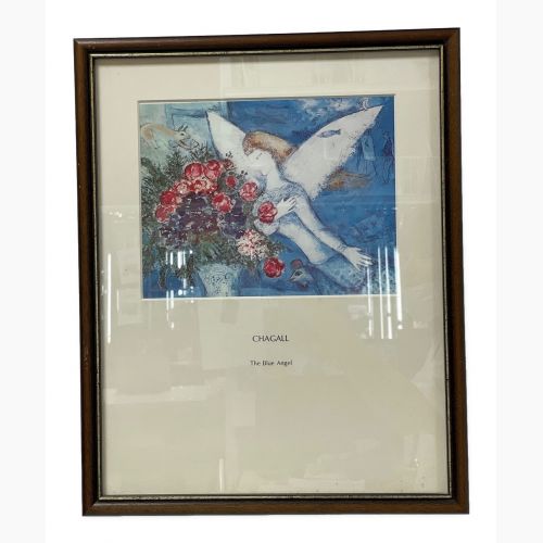 CHAGALL THE Blue Angel　アートポスター額付き