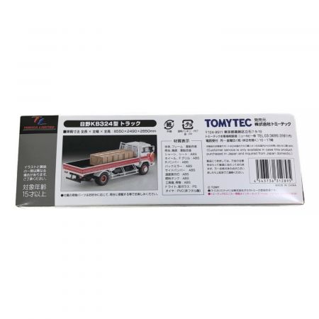 TOMYTEC (トミーテック) ミニカー 日野 KB324型トラック(レッド×ホワイト) TOMICA LIMITED VINTAGE NEO LV-N44