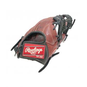 RAWLINGS (ローリングス) グローブ ブラウン×ブラック　HYPER TECH 内野用 右利き用 軟式用