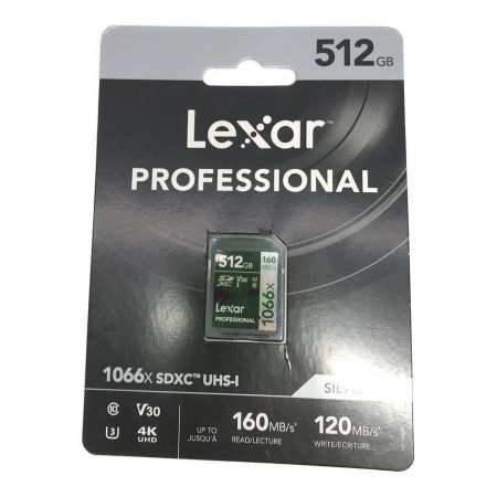Lexar Professional メモリーカード 1066x 512GB SDXC UHS-I LSD1066512G-BNNNJ