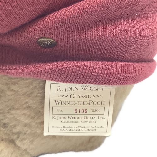 R.JOHN WRIGH ぬいぐるみ 2500体限定 CLASSIC WINNIE-THE-POOH