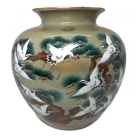 九谷焼 花瓶 陶月造