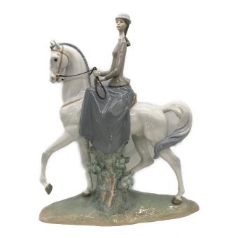 LLADRO リヤドロ フィギュリン 04516 白い馬の少女［AMAZONA WOMAN ON HORSE］