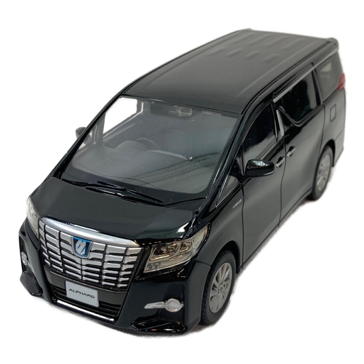 ALPHARD ブラック ミニカー　1/30スケール ダイキャストカー TOYOTA（トヨタ） ALPHARD ブラック SCALE 1/30