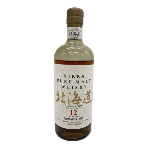 ニッカ ジャパニーズウィスキー 液面低下有 750ml 北海道 12年 未開封 東京都