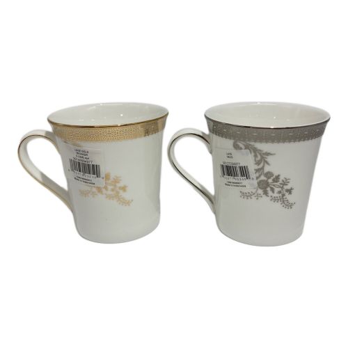 Wedgwood (ウェッジウッド) マグカップ ヴェラレースゴールド 2Pセット