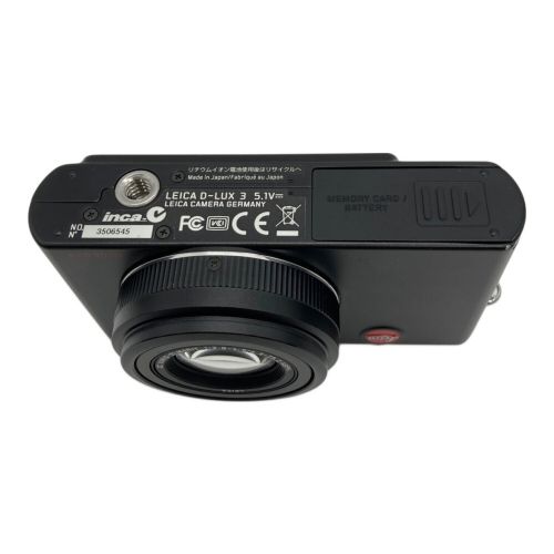 Leica (ライカ) コンパクトデジタルカメラ キズ有 D-LUX 3 1000万画素 専用電池 3506545