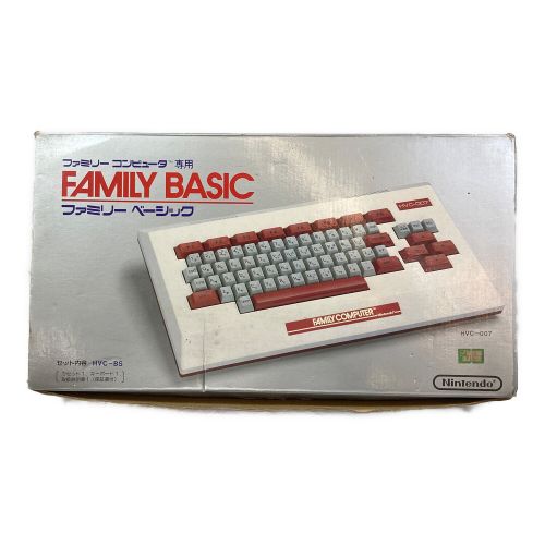 ファミコン用ソフト FAMILY BASIC -