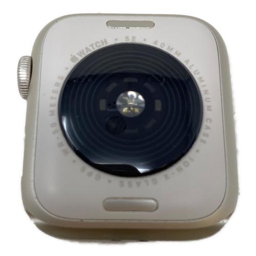 Apple (アップル) GPSモデル Apple Watch SE(第二世代) MNJP3J/A 小キズ有 充電器欠品