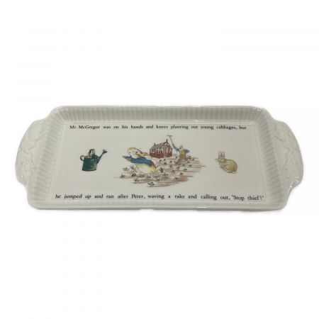  ピーターラビット  サンドイッチトレイ 2枚セット◇ウェッジウッド ピーターラビット サンドイッチトレー