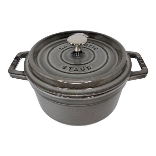 Staub (ストウブ) 両手鍋 SIZE 20cm グレー