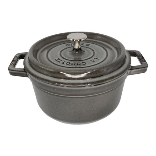 Staub (ストウブ) 両手鍋 SIZE 20cm グレー