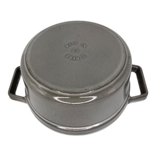 Staub (ストウブ) 両手鍋 SIZE 20cm グレー