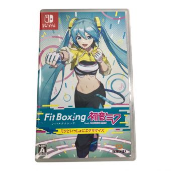 Nintendo Switch用ソフト カード付 Fit Boxing feat. 初音ミク ‐ミクといっしょにエクササイズ CERO A (全年齢対象)