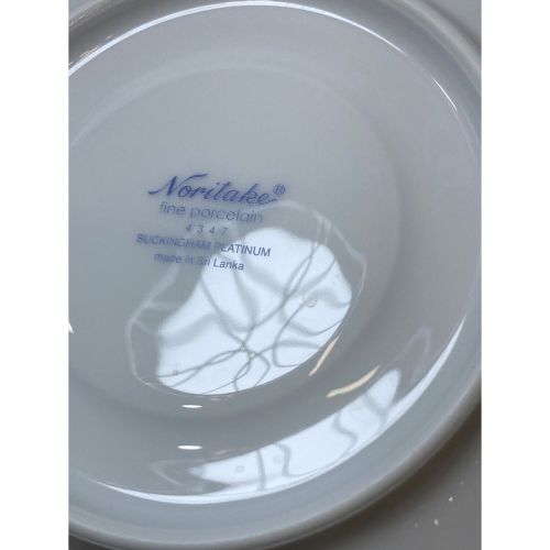 Noritake (ノリタケ) カップ&ソーサー バッキンガムプラチナ ５Pセット